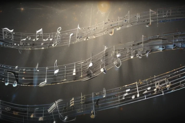 music notes transparent