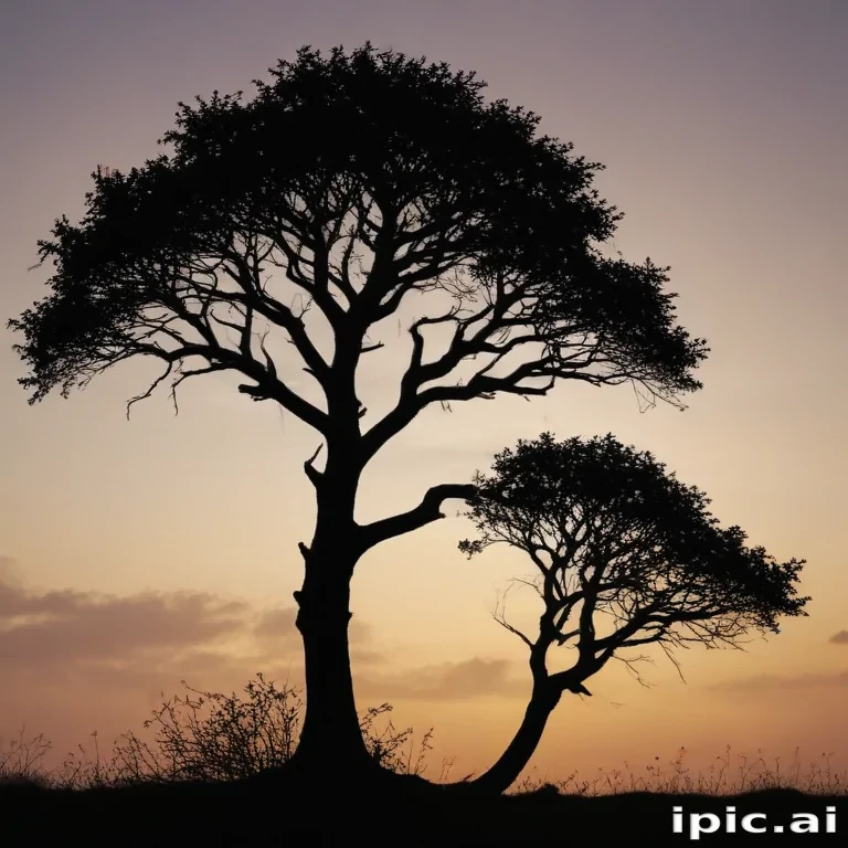 trees silhouette png