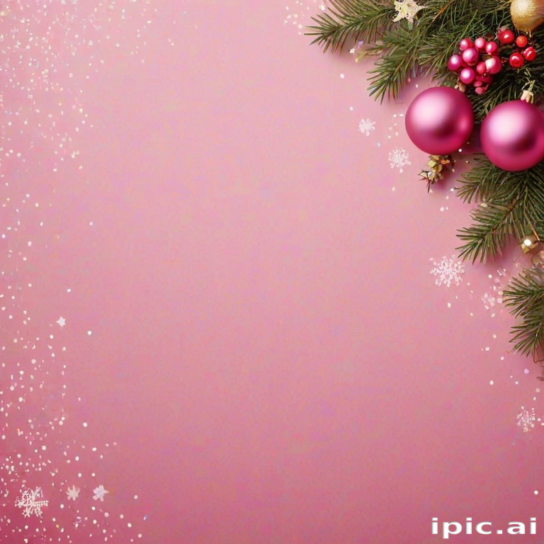 christmas background pink