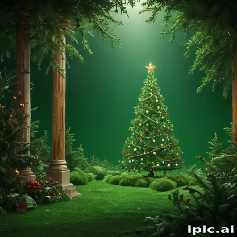 christmas background green