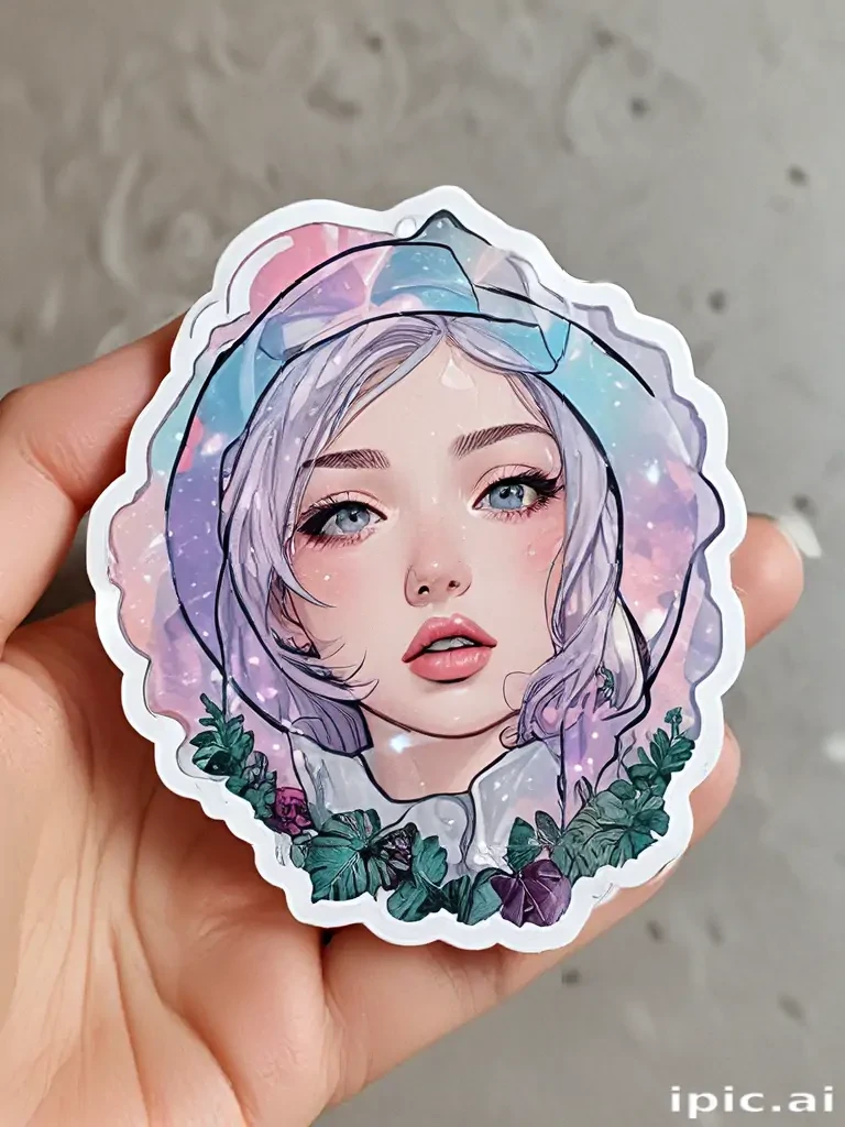 transparent aesthetic sticker