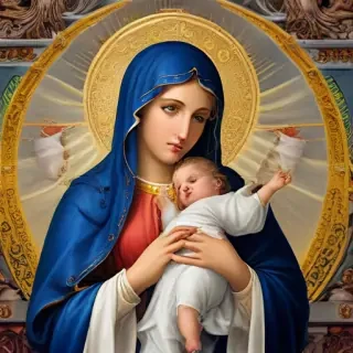 virgin mary clipart
