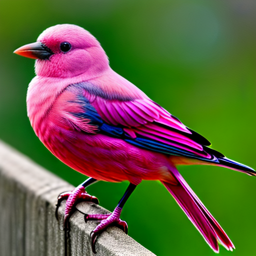 Pink bird