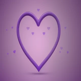 purple hearts wallpaper
