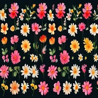 clipart flowers transparent background