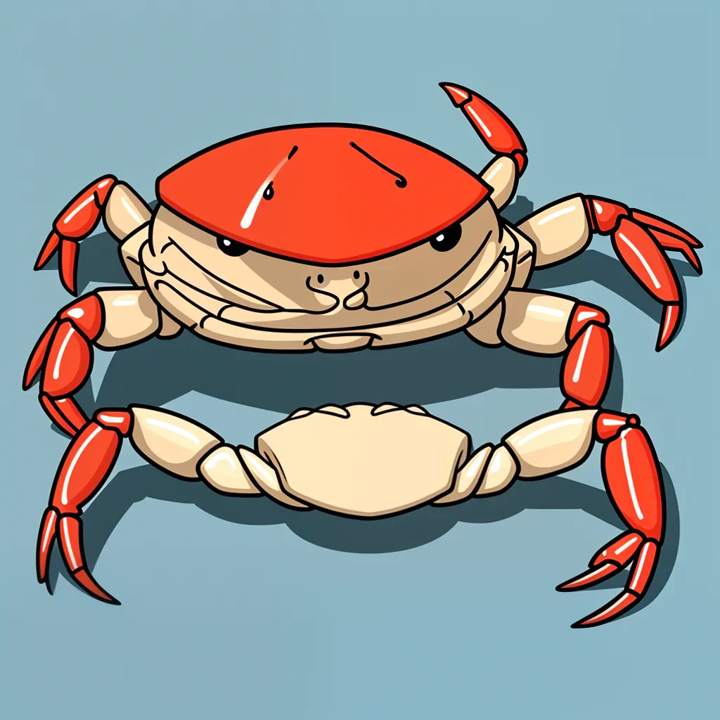 crab cartoon
