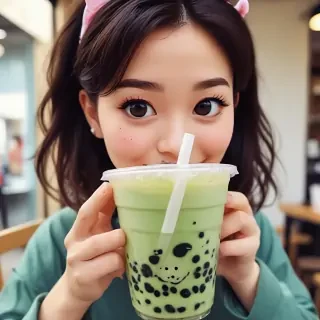 bubble tea cute