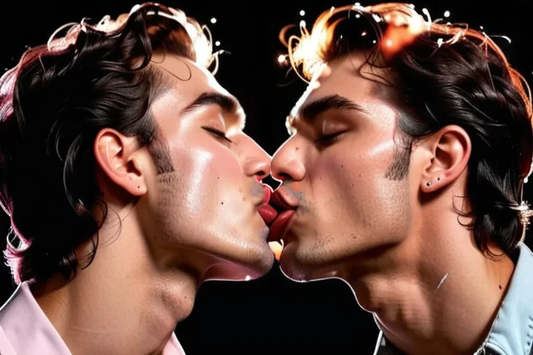 kissing aesthetic