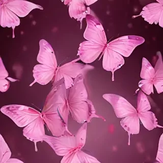 images of pink butterflies