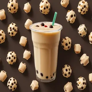 milk tea boba wallpaper