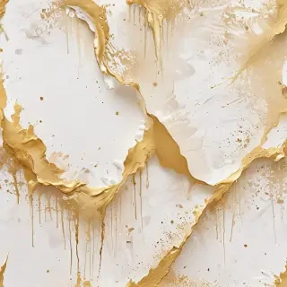 gold and white background
