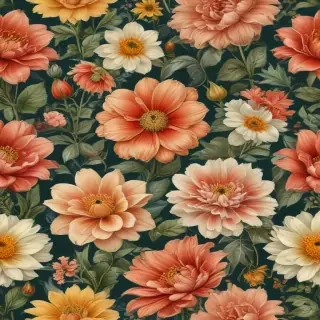 vintage flower illustration