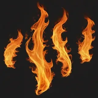 flames transparent background