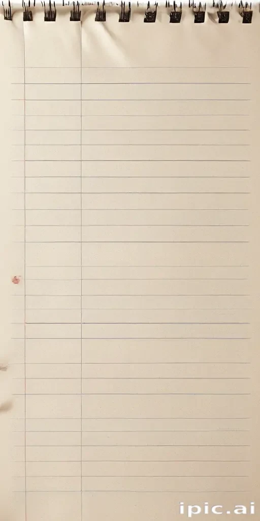 notebook paper png