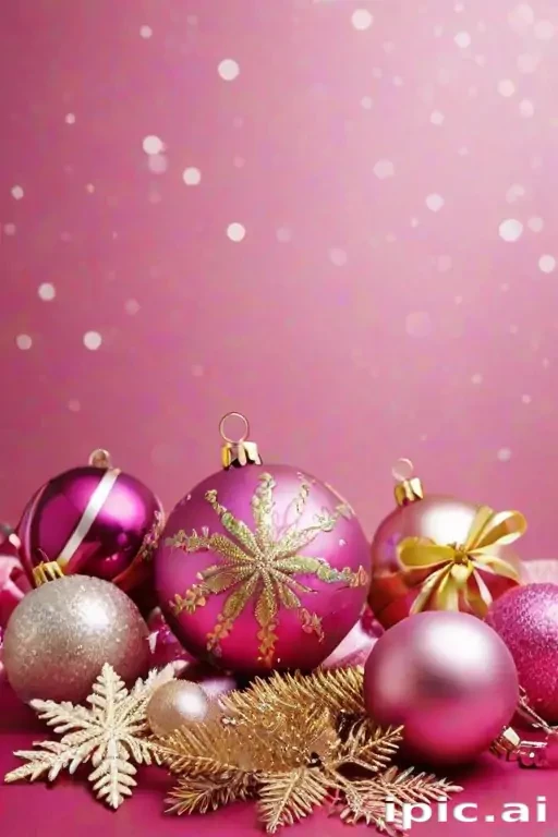 christmas wallpaper pink