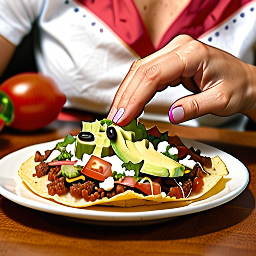 how do you eat a tostada