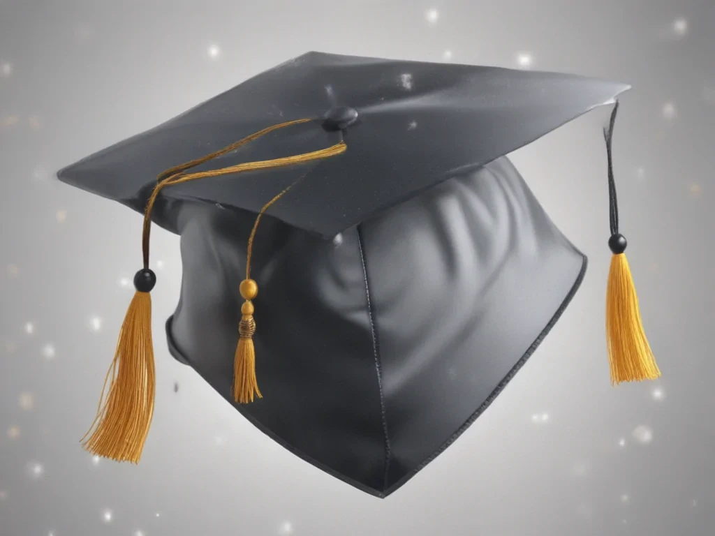transparent graduation cap