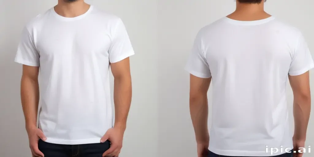 white t shirt transparent
