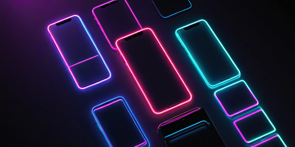 neon phone backgrounds