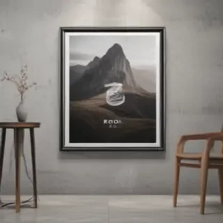 free wall art mockup