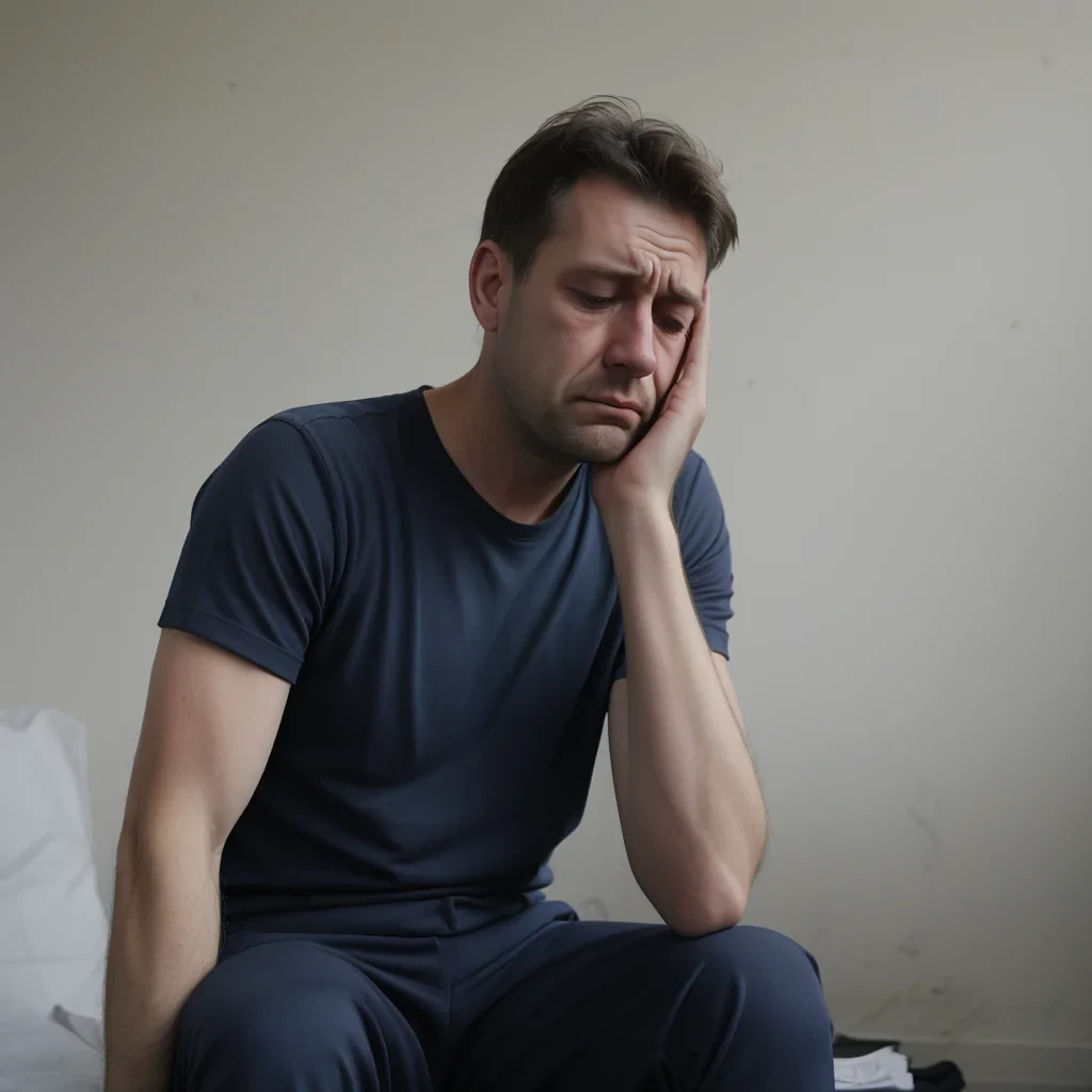 man in sad