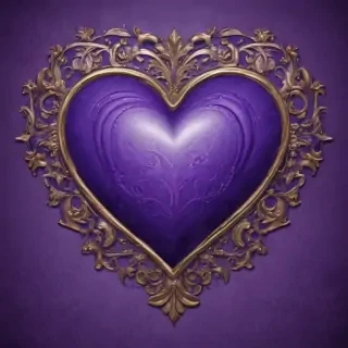 heart purple wallpaper