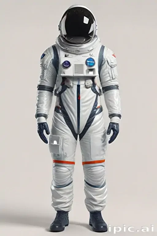 cartoon transparent astronaut suit