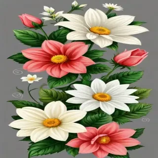 flowers clip art transparent background