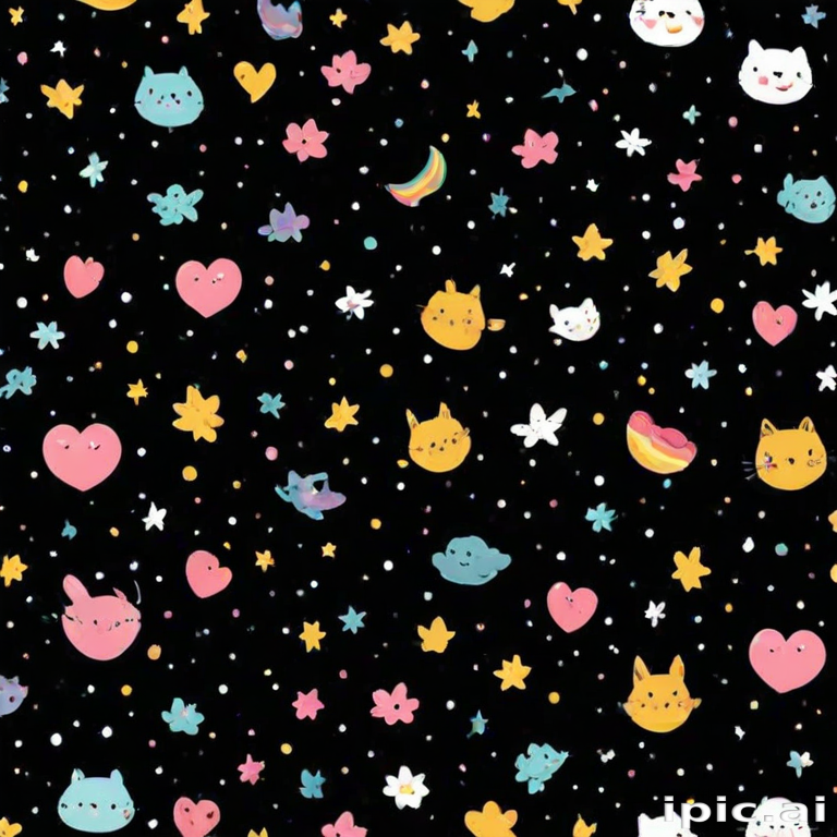cute backgrounds black
