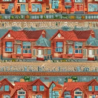 background of the house