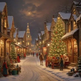 antique christmas images