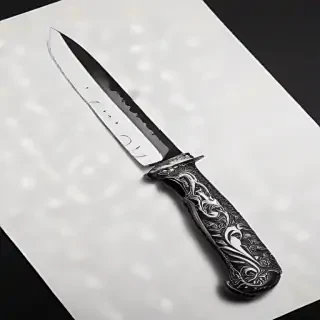 knife drawing