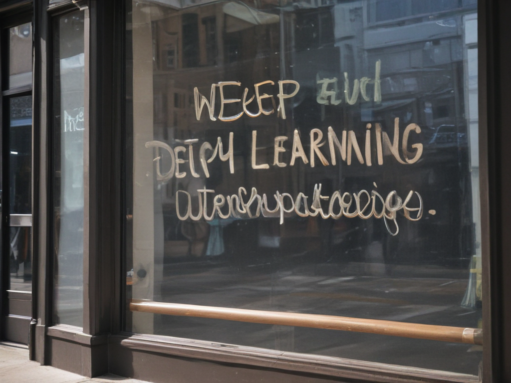 Unified Learning Storefront A storefront with 'Deep Learning' written on it.