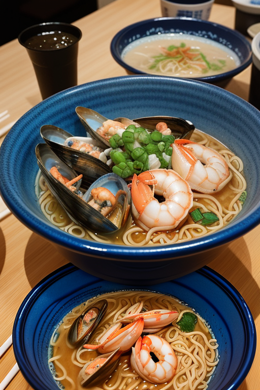 all blue seafood and ramen house