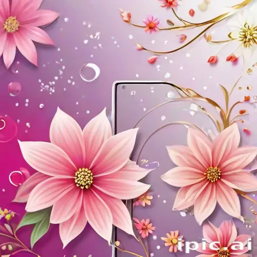 floral phone background