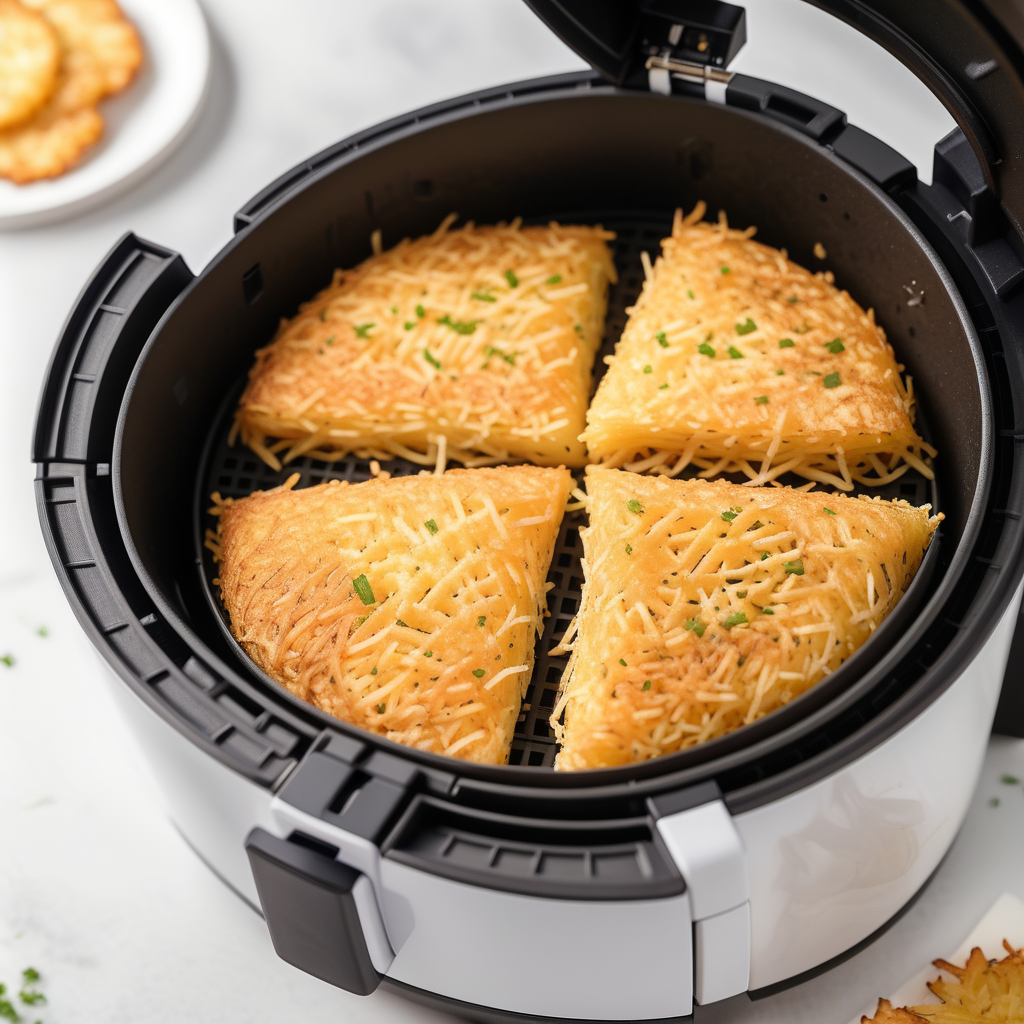 frozen hash brown in air fryer