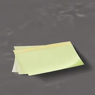 sticky note with transparent background