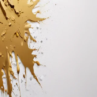 gold and white background