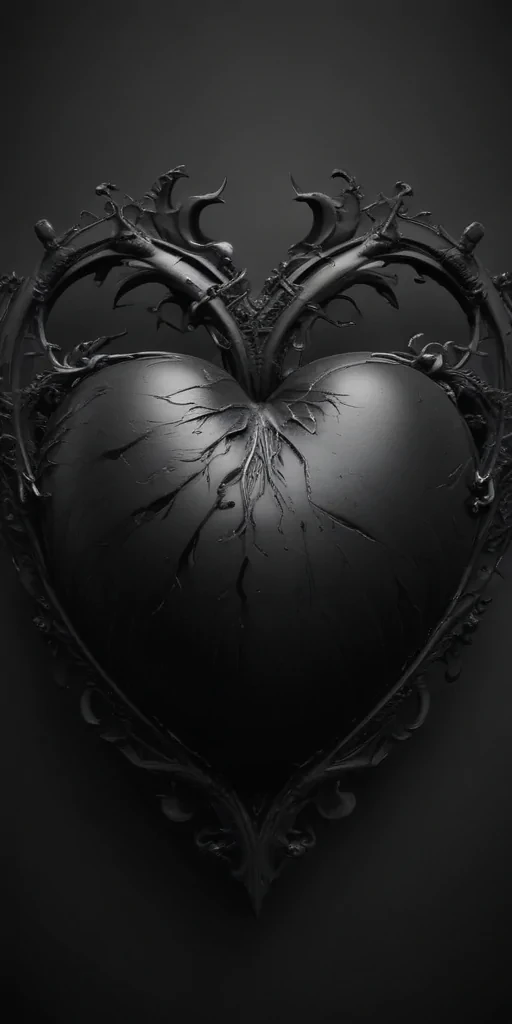 black heart image