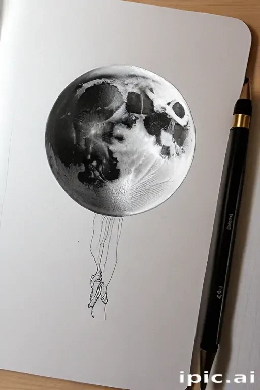 moon sketch