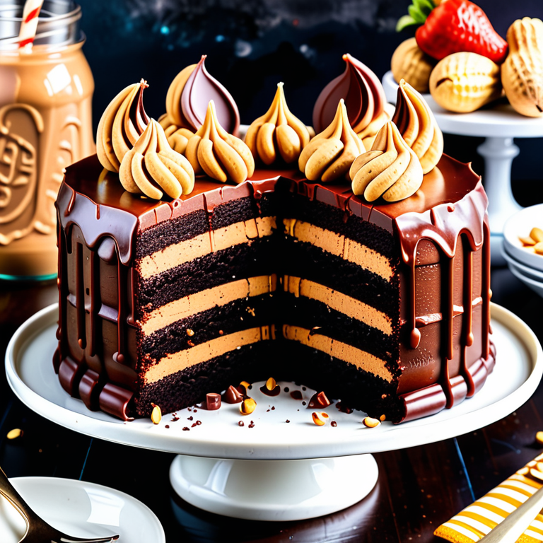 chocolate peanut butter cake near me