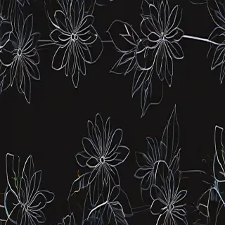 simple flower line art