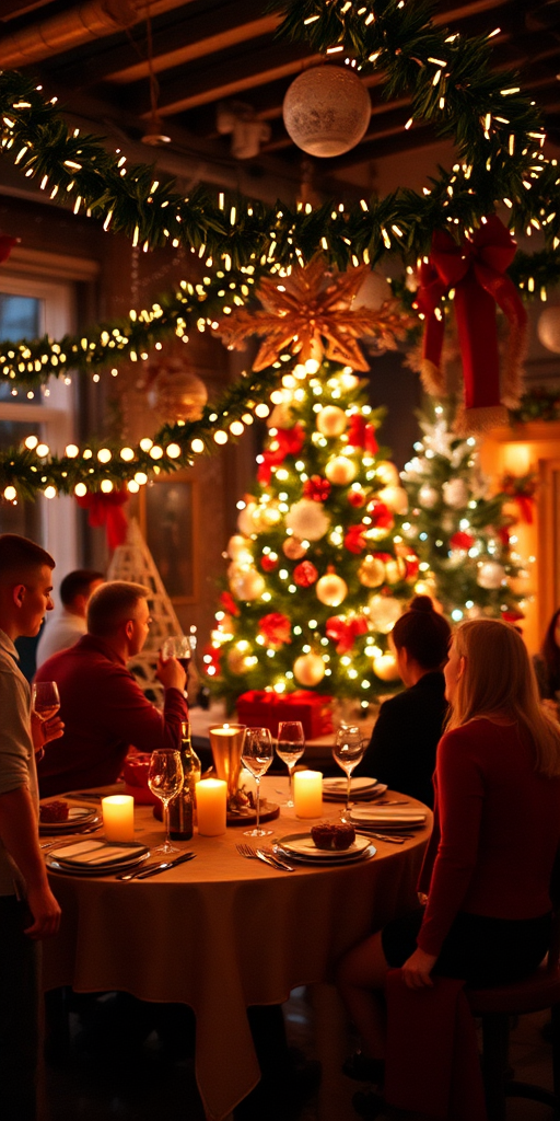 christmas party background