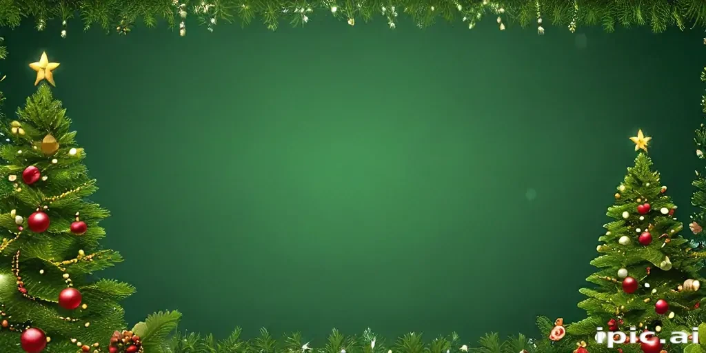green christmas bg