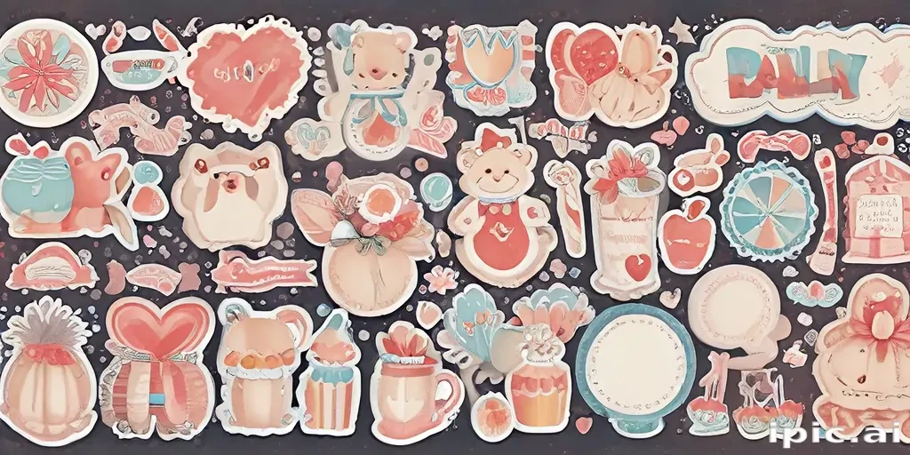 scrapbook stickers png