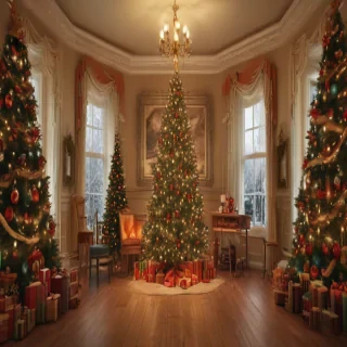 pretty christmas background