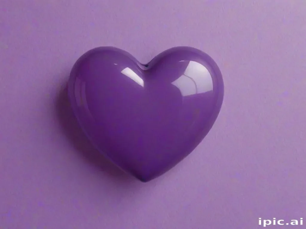 aesthetic purple heart