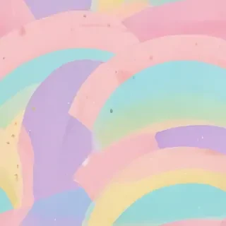 pastel rainbow