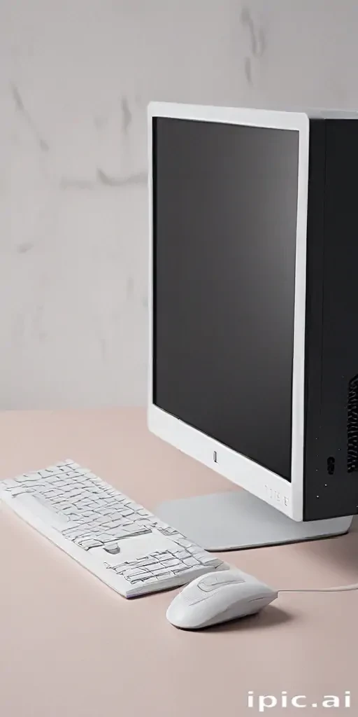 computer mockup