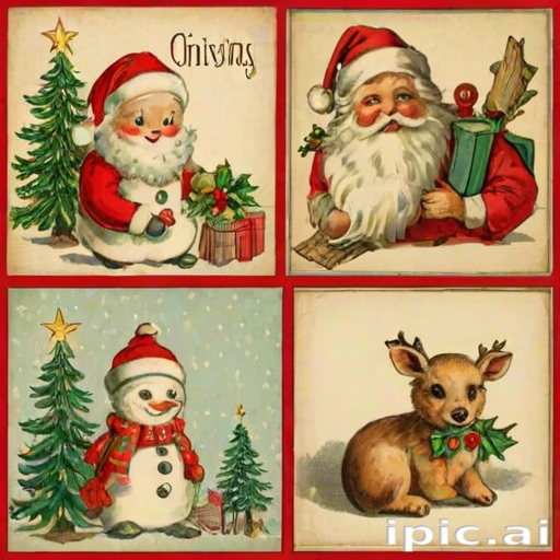 free printable vintage christmas pictures